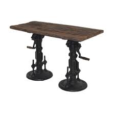 Have your farmhouse dining table benchmade. Industrial Antique Dining Room Furniture With Solid Wood Dining Table Farmhouse Styled Crank Cast Iron Base Dining Table Buy Antique French Provincial Dining Room Furniture Antique Indian Dining Room Furniture Italian Style Dining