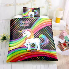 A toddler bed, which looks like a mini version of a twin bed (and can come disguised as a race car, fire truck or princess don't change the bedtime routine. Twin Kid Unicorn Bedding Set Unicorn Bed Set Unicorn Bed In A Bag Unilovers