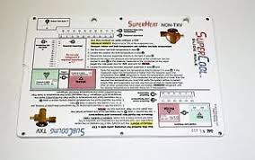 Details About Supercool Slide Rule Duct Sizing Chart Ductulator Calculator Hvac Charging Chart