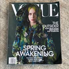 Billie eilish is commenting on the reaction to her vogue cover. Other Billie Eilish Vogue Magazine Poshmark