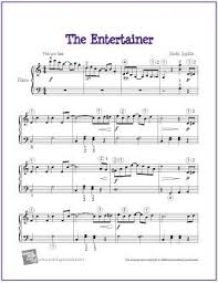 The entertainer the entertainer scott joplin. The Entertainer Free Sheet Music For Intermediate Piano Sheet Music Piano Sheet Music Piano Sheet