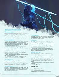 Rogue Thunderbolt Dnd Classes Dungeons And Dragons Classes Dungeons And Dragons Homebrew