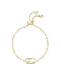 T.w.) in sterling silver, 14k yellow gold over silver, & 14k rose gold over silver, created for macy's. Elaina Gold Adjustable Chain Bracelet In Dichroic Glass Kendra Scott