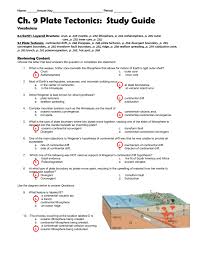 Plate tectonics for kids worksheets. The Theory Of Plate Tectonics Worksheet Answers Promotiontablecovers
