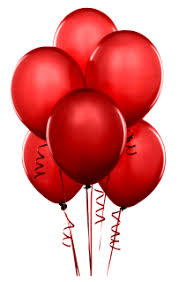 Birthday Balloons Png Black And White Balloon Red Birthday Balloons Balloons Red Balloon