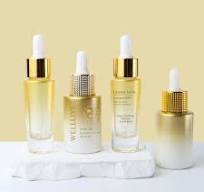 Customize Gold Gradient Color 1oz Essential Oil 30ml Serum Glass Dropper  Bottle with Pipette 15ml