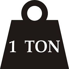1 ton (t) is equal to 1000 kilograms (kg). Ton Wikipedia