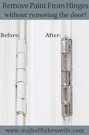 I remember updating our horrible outdoor lights years ago when you had s.p. Remove Paint From Door Hinges Easily And Simply No Chemicals Needed Major Hoff Takes A Wife Family Recipes Travel Inspiration