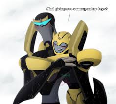Aww i miss this show. Transformers Opinion Ships What S Your Opinion On Prowl X Bumblebee Transformers Animated Wattpad