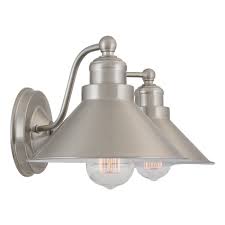 Kira Home Revel Welton 19 Modern Industrial 2 Light Wall Sconce Brushed Nickel Finish Vip Outlet