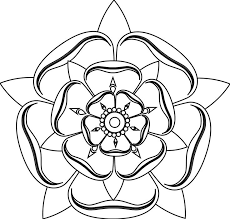 Pics For Line Drawing Roses Tudor Rose Tattoos Yorkshire Rose Line Art Tattoos