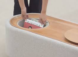 Modern coffee table with hidden storage. Lofe Minimalist Coffee Table With Hidden Compartment Tuvie