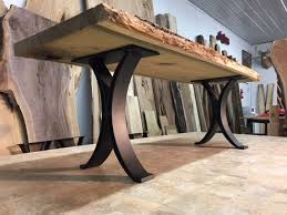 Sanded to 150 grit and ready to finish. Ohiowoodlands Eclipse Bench Base Iron Table Legs Metal Table Base Metal Table Legs Ideas