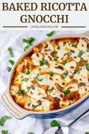 Baked Ricotta Gnocchi Recipe Chisel Fork Recipe Baked Ricotta Gnocchi Recipes Ricotta Gnocchi