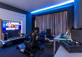Hilton Panama S Alienware Room For Game Crazy Travelers Gamer Room Gaming Room Setup Game Room Design