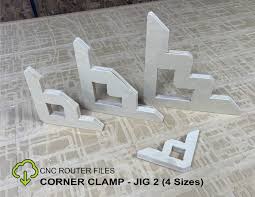 Corner Clamp Jig 2 CNC Router Files, Cabinet Squares, Pack of ...