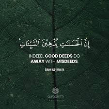 Indeed Good Deeds Do Away With Misdeeds Surah Hud Ayah 114 Receive Quran Recitations Vi Islamic Quotes Quran Quotes Love Quran Quotes Inspirational