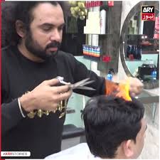 The bulldogs survived their first real scare of the season. The Barber Uses The Hammer Butcher S Knife And Fire To Cut Hair Bulletin Observer