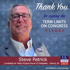 Steve Patrick Pledges to Support Congressional Term Limits