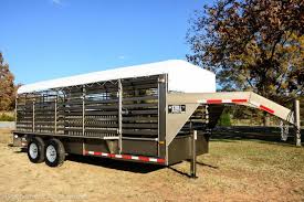 Aug 11, 2021 · 2009 shopbuilt cattle trailer vin#137605ct 40 ft alum rampt can be raised to load at chute 2 divider gates calf pen at rear 11r2205 tires good lights auctiontime.com carter, oklahoma 20 Foot Pewter Livestock Trailer With White Canvas Top Livestock Trailers Cattle Trailers Trailer