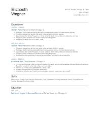 chef de partie resume examples and tips
