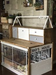 ペット用 収納棚 diy 犬の家具 室内犬の部屋 インテリア 収納