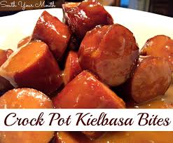 Add kielbasa and heat until sausage is hot. South Your Mouth Kielbasa Bites Crock Pot