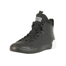Converse toile all star hi noir 45. Converse Homme Baskets Ct All Star En Cuir Ultra Noir Noir Cdiscount Chaussures
