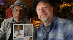 Today I had the privilege of meeting Albert J. Williams, whose  autobiography, "Beyond Kankey Hill," I edited and designed. Not only was Albert  an actor