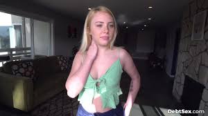 Debt Sex - Dixie Lynn - Teeny fucked by debt collect...