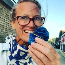 Kristine Rudner enjoying a Copcake. #copcakesarrestingappetites