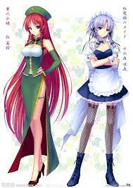 touhou おしゃれまとめの人気アイデア pinterest shadow x 東方 かわいい アニメの女の子 紅 美鈴