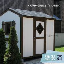 木製 小屋 スモールハウス トレレボリ塗装済 小屋 物置 ハウス