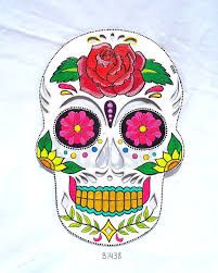 Calavera Calada En Madera Decorada Y Pintada Totalmente A Mano B1438 Babuska Calavera Colgante Calaveras Dia De Muertos