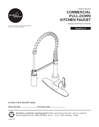 Home water works informed that the average water flow for a kitchen is 2.2 gallons per minute (gpm). Project Source H90k 51d Ps Bn Installation Guide Manualzz
