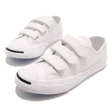 Details About Converse Jack Purcell 3v White Canvas Strap Kid Youth Casual Shoes 361308c