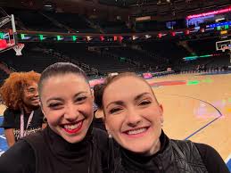 ✨ Rockettes at MSG ✨ kicked off another fun performance at the Knicks half  time show! the hard work of everyone involved never ceases to amaze me. it  really takes a giant