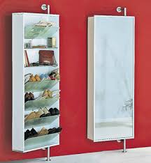 Die garderobe besteht aus einer wandgarderobe, einem dazu passenden schuhschrank für 24 paar schuhe und einem passenden spiegel. Schuhregal Drehbar Mit Grossem Spiegel Schuhregal Regal Wohnen