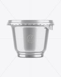 Download Metallic Plastic Cup Mockup In Cup Bowl Mockups On Yellow Images Object Mockups PSD Mockup Templates