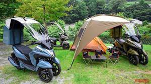 トリシティ155シューティングブレイク アウトドアツーリング向けコンプリート車 webヤングマシン 自動車情報サイト 新車 中古車 carview トリシティ ツーリング 最新 バイク