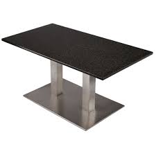 Lifetime offers its portable round table in different color options, including white granite and almond. Choosing A Table Base For A Granite Or Marble Table Top Https Tablebases Com Blog