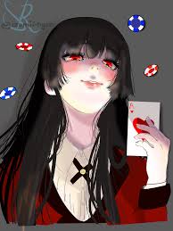 My name is yumeko jabami and i am a new transfer student in hyakkaou private academy. Yumeko Jabami Nanikaaaa Illustrations Art Street