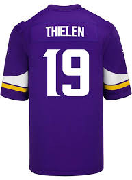 Adam thielen vikings jerseys, tees, and more are at the official online store of the nfl. Men S Minnesota Vikings Adam Thielen Nike Purple Game Jersey Vikings Locker Room