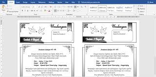 Pernikahan memang salah satu momen yang dapat menguras emosi undangan pernikahan islami biasanya diawali dengan bacaan basmallah dan salam yaitu nama mempelai yang ditulis dengan jenis huruf tulisan tangan terlihat jelas di atas kertas putih. 44 Contoh Undangan Pernikahan Kertas Hvs Terbaru Contoh Undangan
