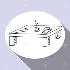 Game rooms are still extremely popular amongst all generations. Living Room Hand Drown Flat Line Icon Design Vector Illustratio Royalty Free Cliparts Vectors And Stock Illustration Image 75708849