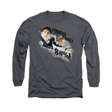 Hot Fuzz Long Sleeve T Shirt Punch That