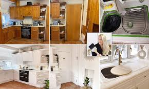 Sleek, digital and bluetooth enabled scales available in two colors. Mother 34 Reveals How She Transformed Her Eighties Kitchen Into Chic Modern Living Space For 100 Daily Mail Online