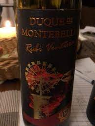 Eladó 2015 doque de montebello jumilla monastrel vörösbor 12, 0% pincében tárolt, bontatlan, állapota a képek szerint. 2019 Duque De Montebello Rubi Ventura Tinto Vivino