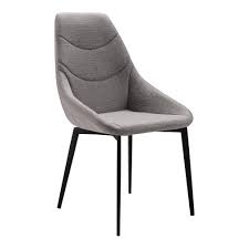 armen living castle gray fabric dining chair set of 2 lccssigr the home depot fabric dining chairs upholstered dining chairs dining chair set