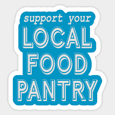 Support Your Local Food Pantry - Food Pantry - Sticker | TeePublic